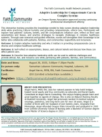 Adaptive Leadership for Compassionate Care in Complex Systems